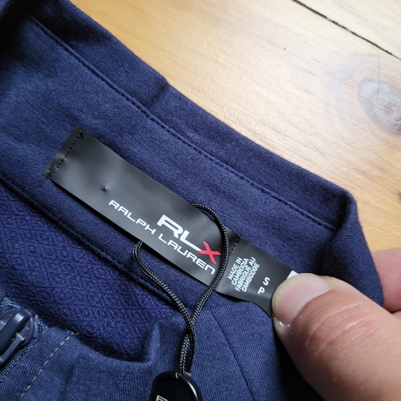 New Ralph Lauren RLX Golf Vest Mens Small Green Performance Stretch Full Zip - Picture 7 of 14